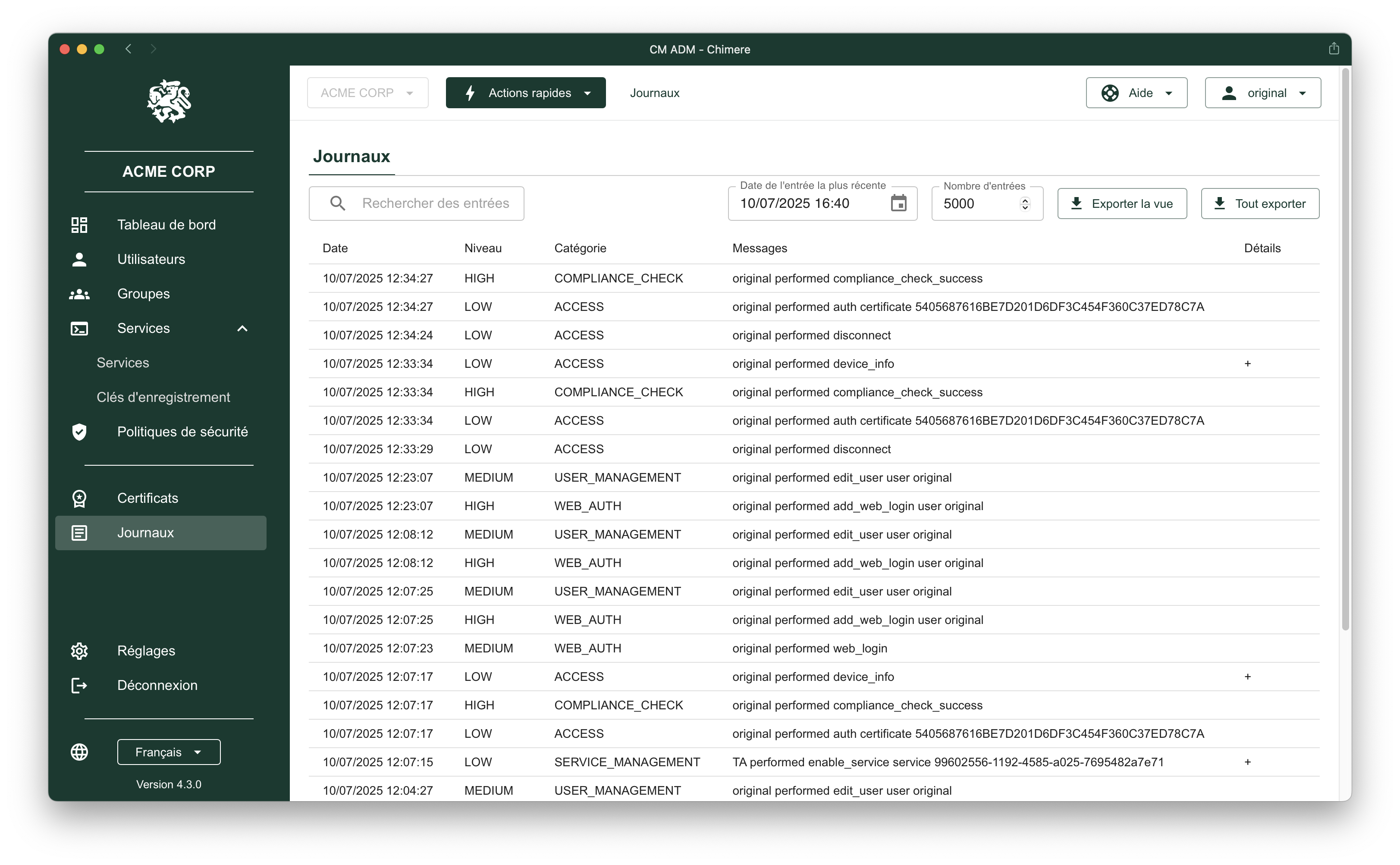Product screenshot