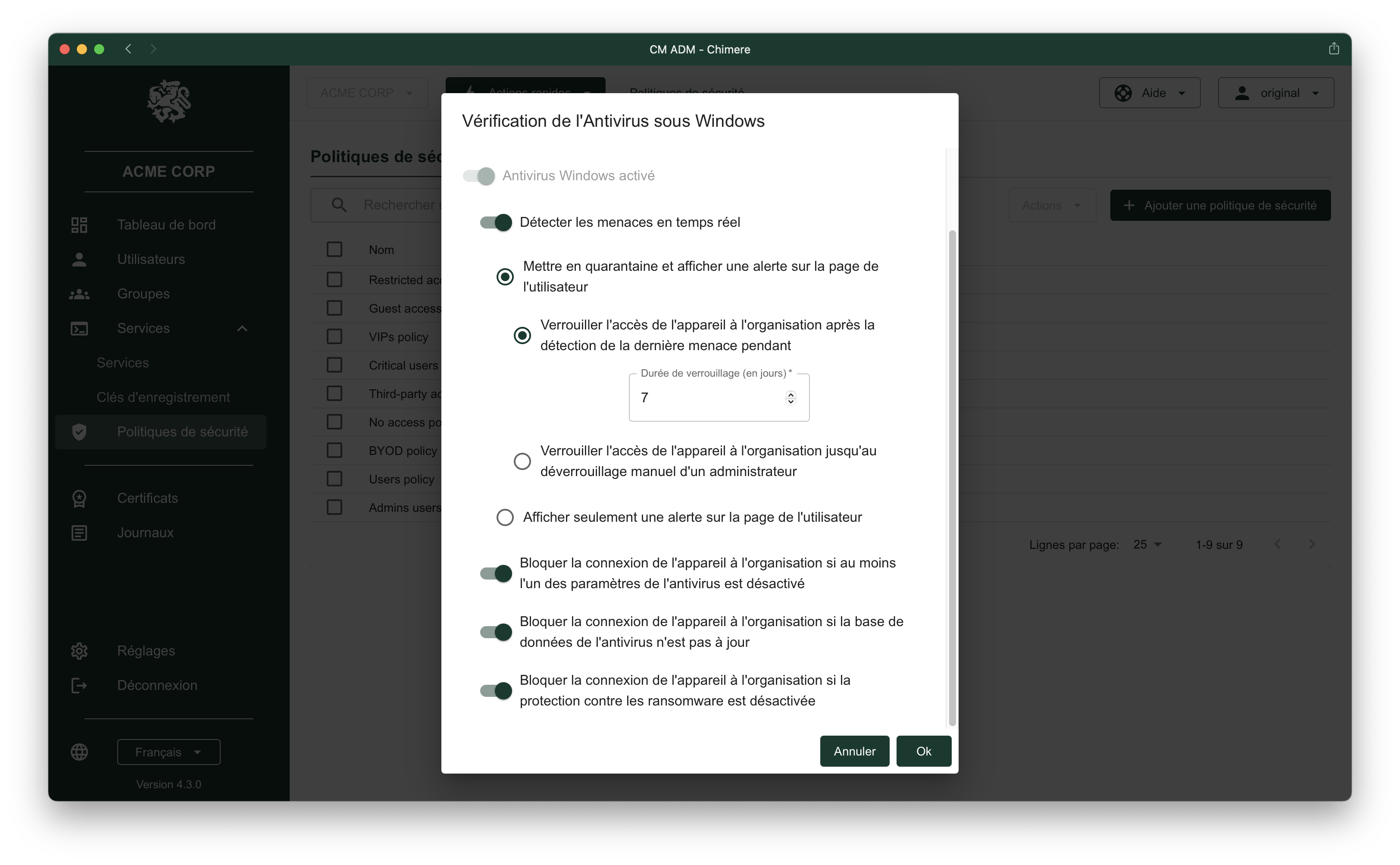 Product screenshot